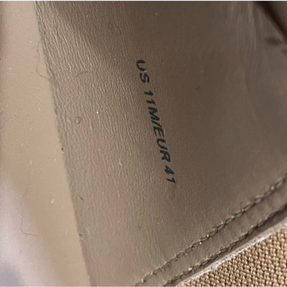 Vince Champagne Satin Warren 90s Y2K Slip-On Loafers - Picture 10 of 10